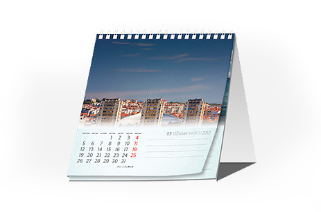 Personalizirani kalendar stolni 15x15