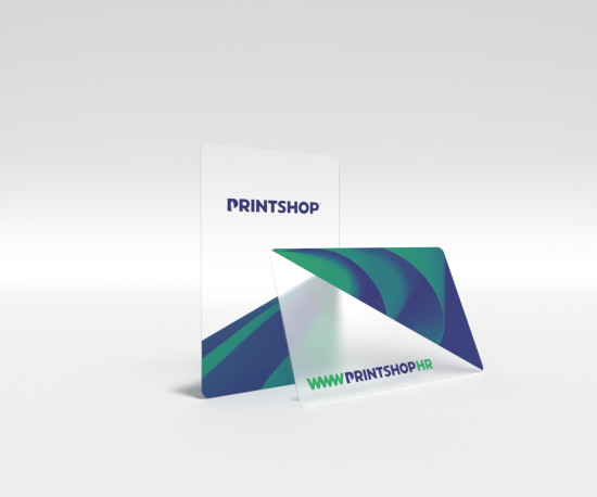 Prozirne PVC posjetnice