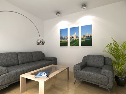 Slika na platnu iz više dijelova - Triptih 40x80 cm