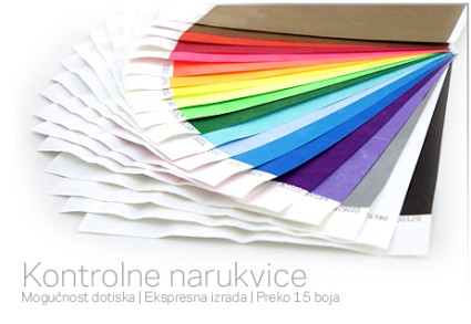 Kontrolne narukvice s mogućnošću dotiska express