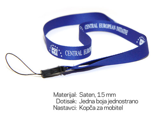 Standardne vezice - jednobojni dotisak (sitotisak)