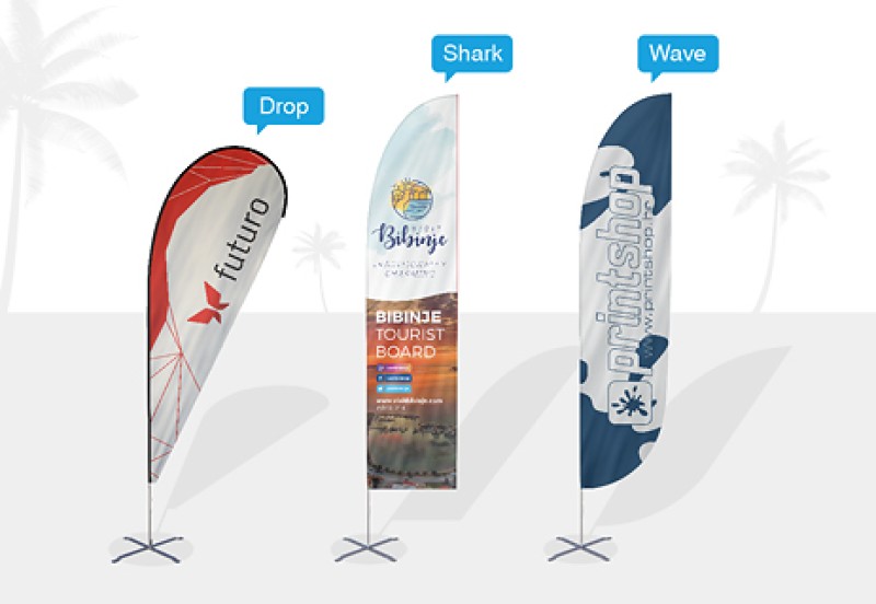 Beach flags