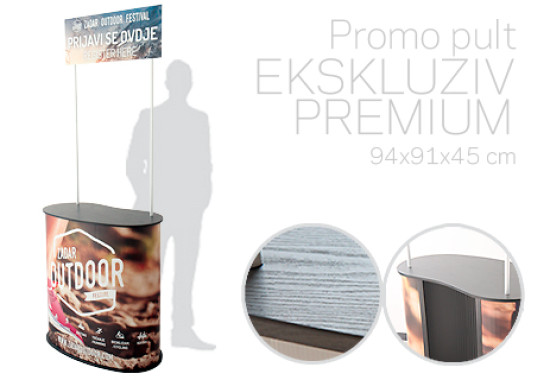 Promo pult EKSKLUZIV PREMIUM s tiskom