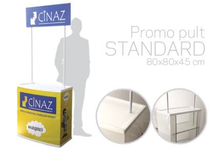 Promo pult STANDARD s tiskom