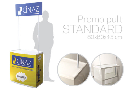 Promo pult STANDARD s tiskom
