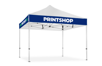 Gazebo s izmjenjivim bannerima, mehanizmom i tiskom (reklamni šator)